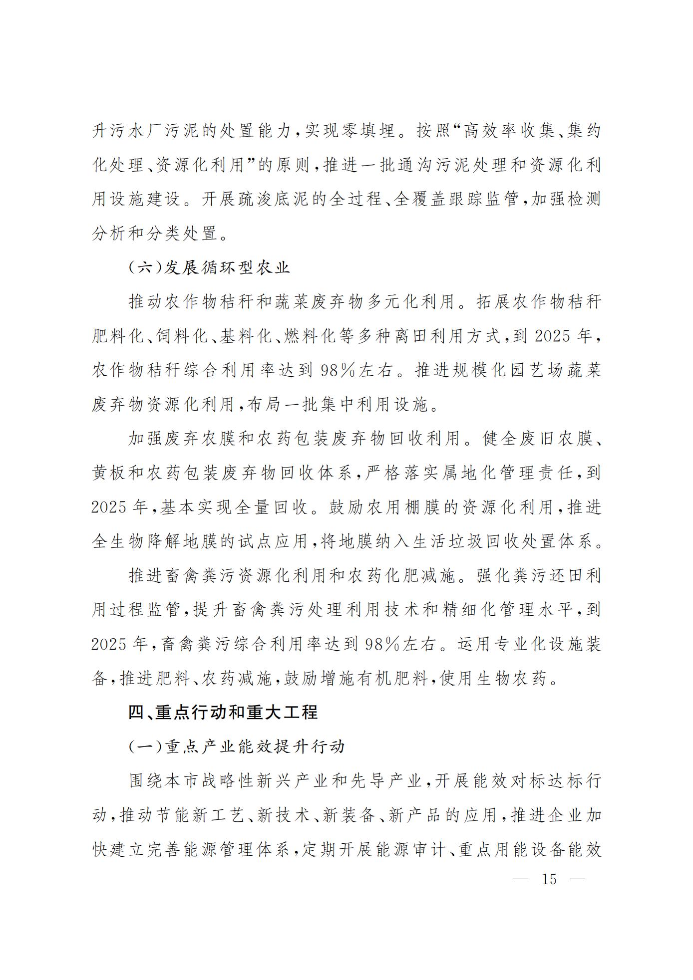 上海市资源节约和循环经济发展“十四五”规划(图15)