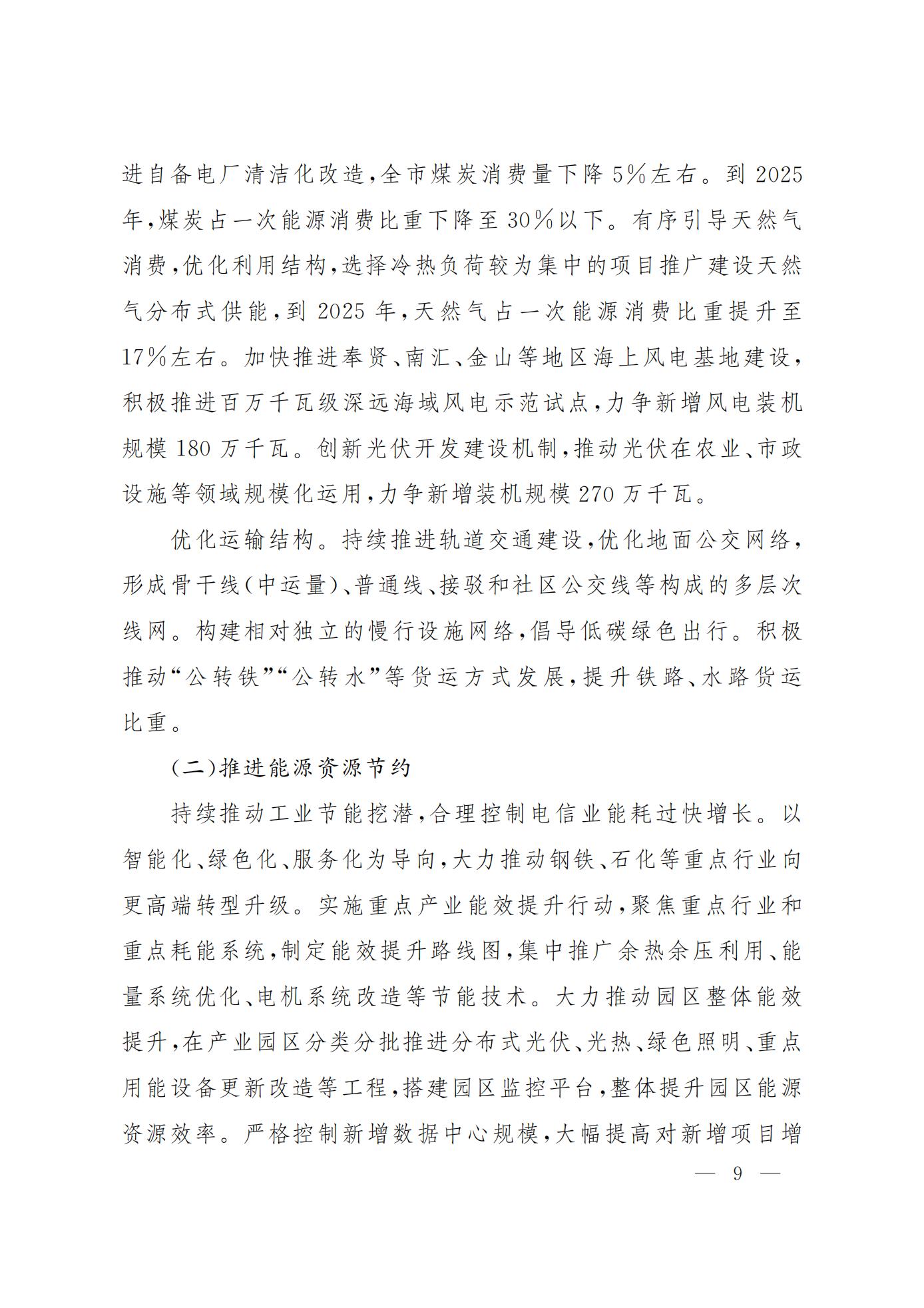 上海市资源节约和循环经济发展“十四五”规划(图9)