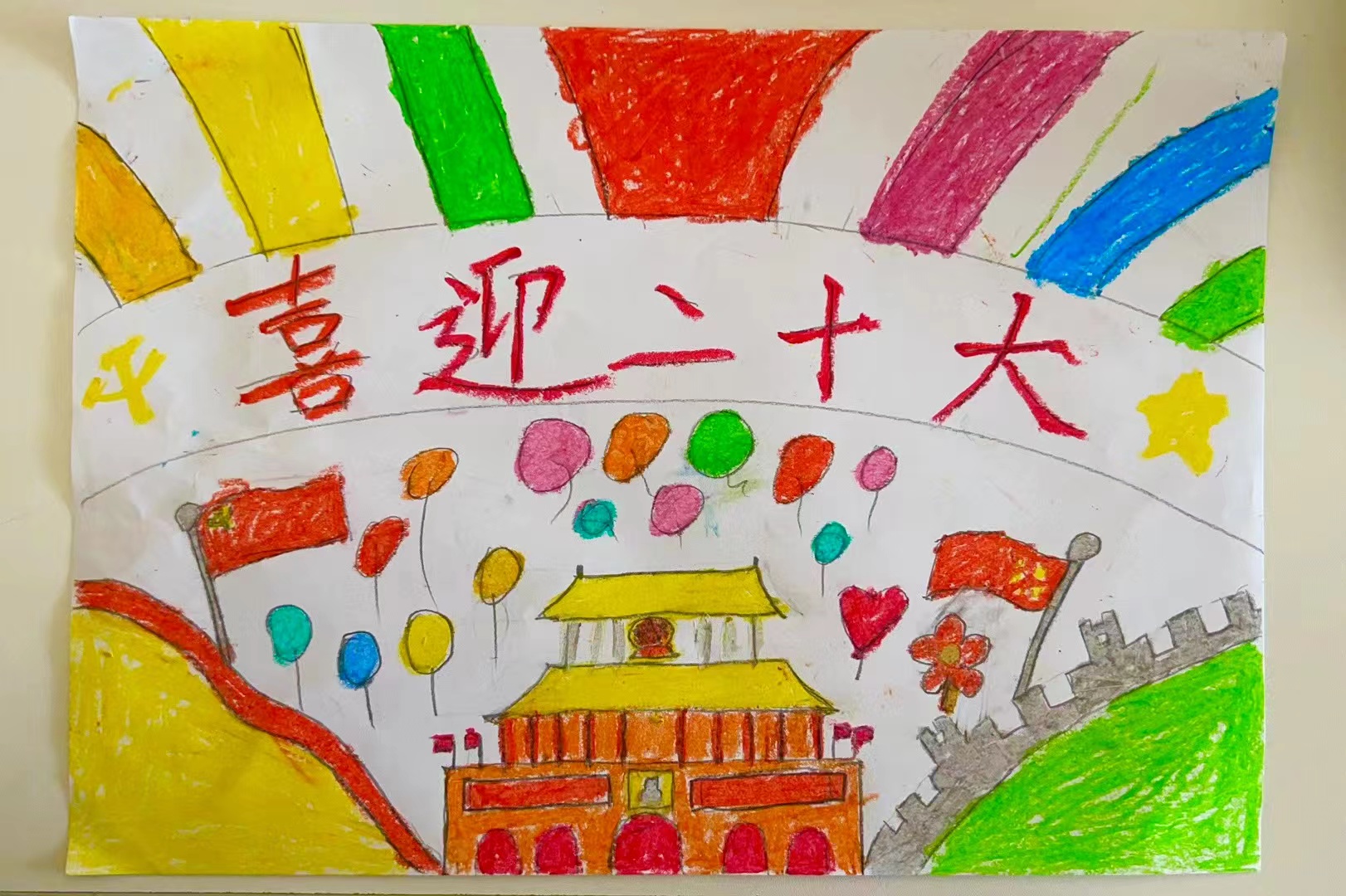 沪商宝宝喜迎二十大(图1)